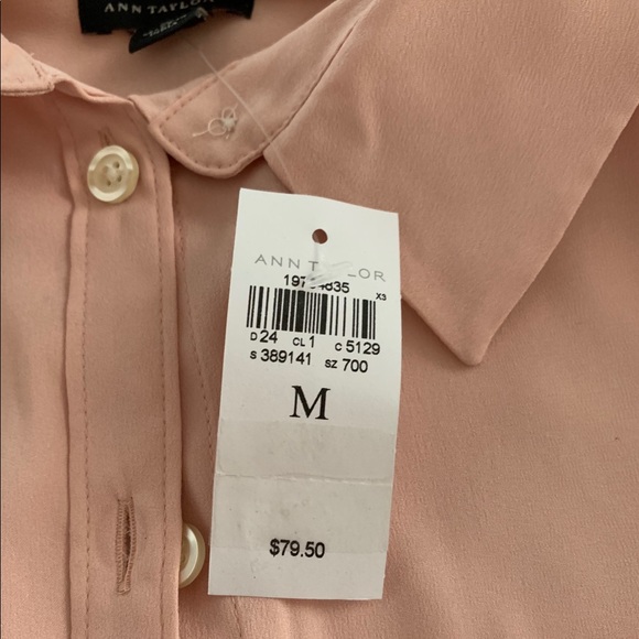 Ann Taylor Brand NWT Blush Long Sleeve Size Med - Picture 7 of 8